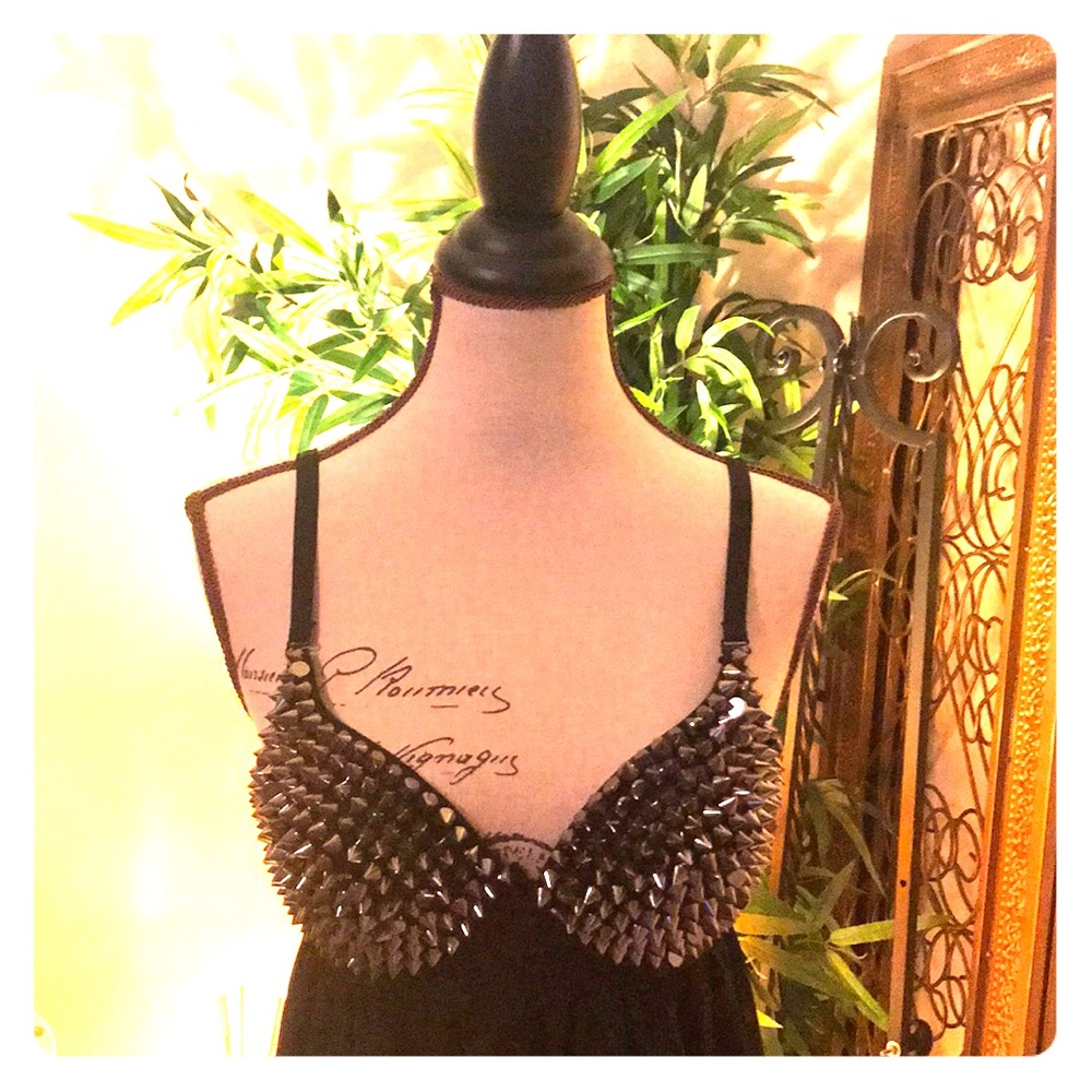 Studded Draped Top #0015